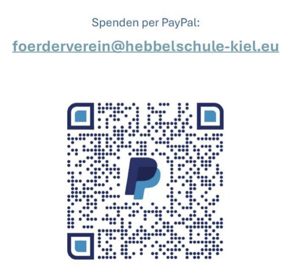 QR-Code Paypal vom Förderverein